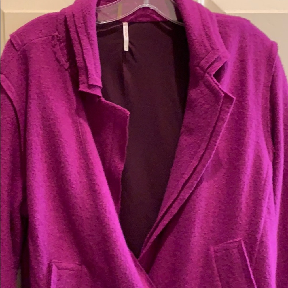 Free People Magenta Jacket